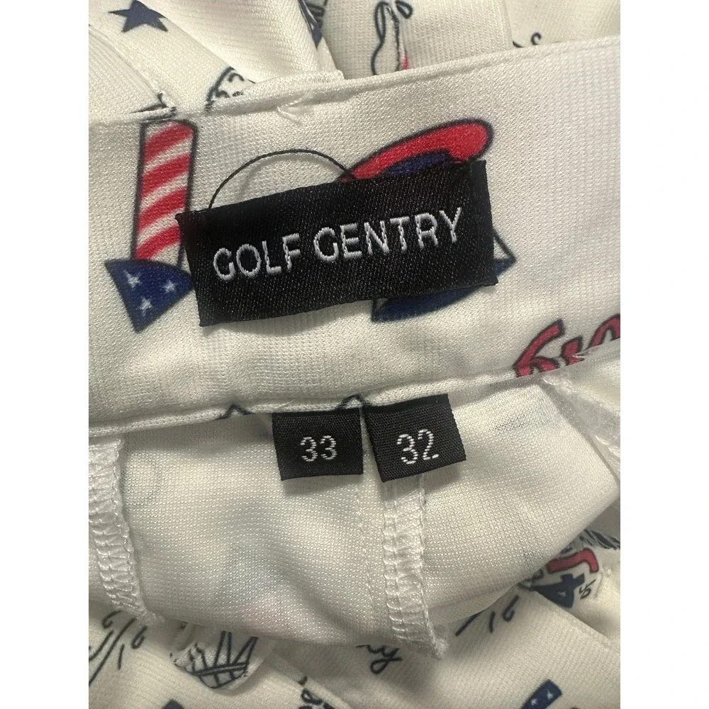 Golf Men's American Flag Stretch Golf Pants Patriotic Trousers 4th of July 33 32 - Picture 7 of 11